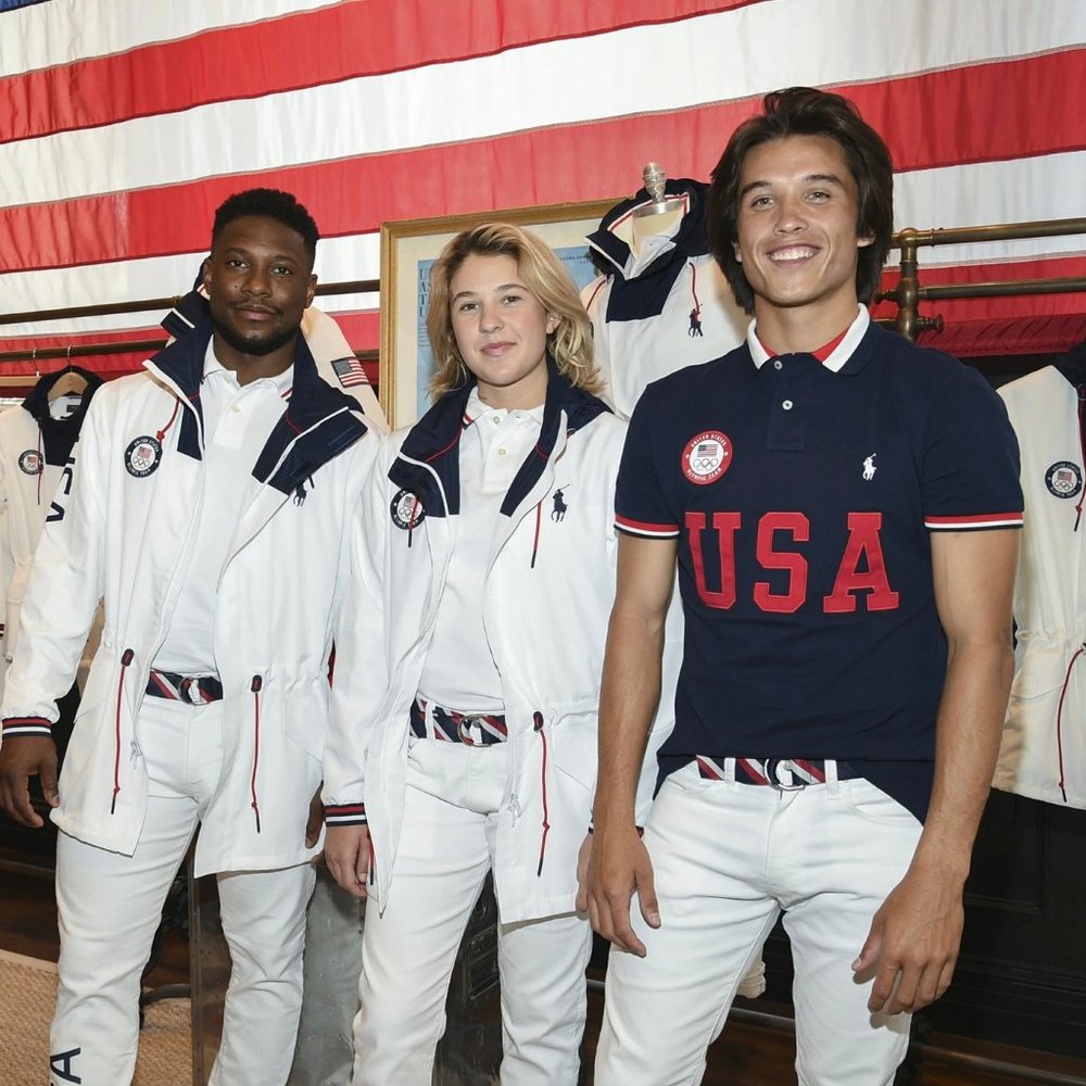 Polo Ralph Lauren Team USA 2020 Olympics Closing Ceremony Belt
